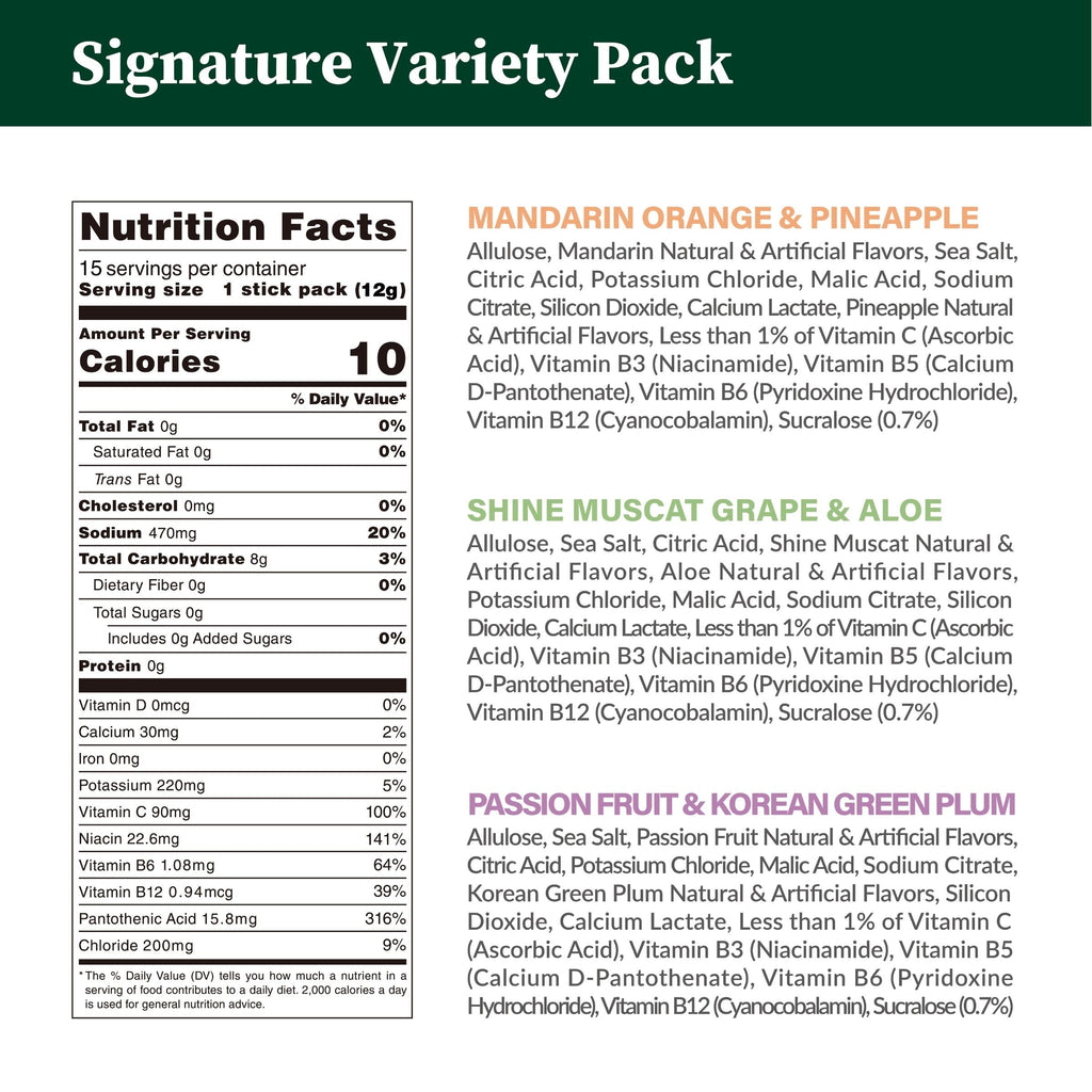 Signature Variety Pack - Zero Sugar
