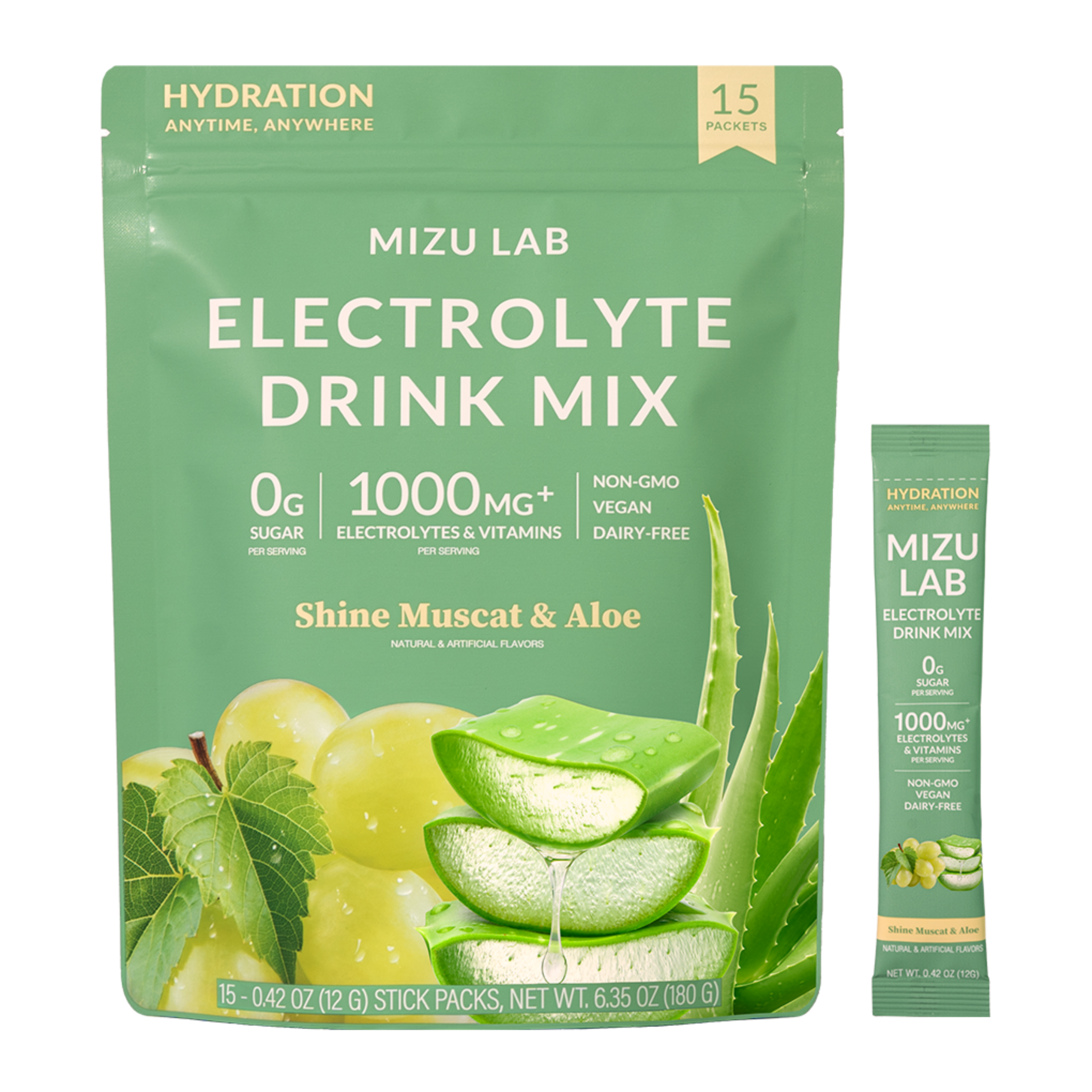 Shine Muscat Grape & Aloe Electrolytes - Zero Sugar